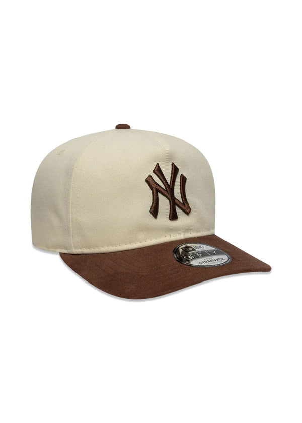 Suede Visor 9Fifty - Beige/Brown-Headwear-New Era-Butler Loftet