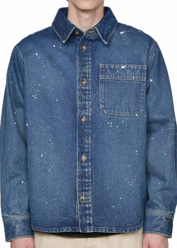 Surchemise Basile - Indigo Delave-Shirts-A.P.C-Butler Loftet