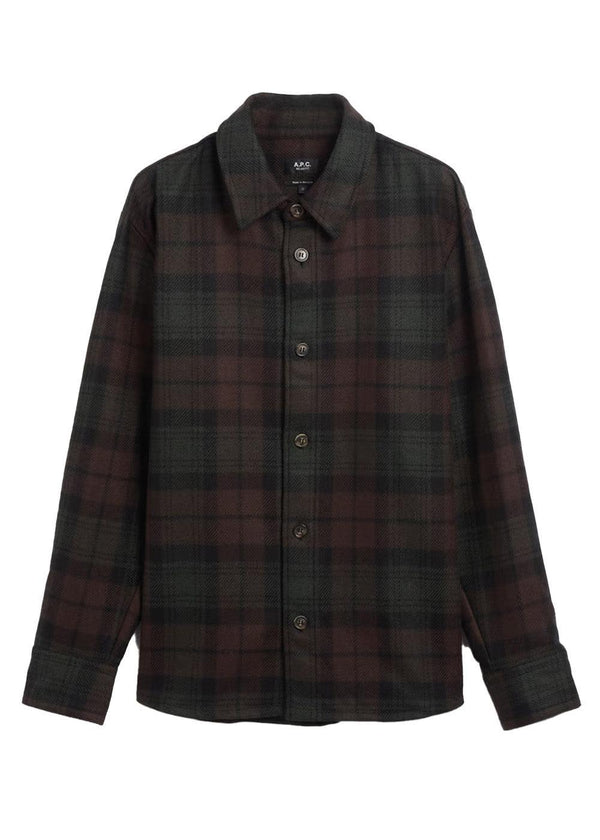 Surchemise Bobby - Marron Fonce-Shirts-A.P.C-Butler Loftet