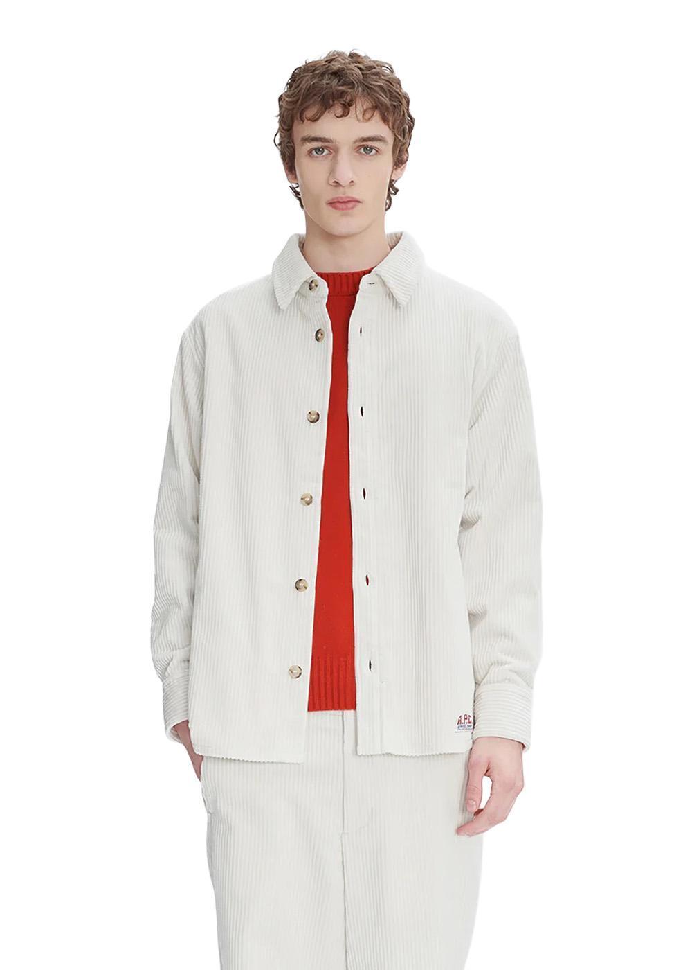 Surchemise Boris - Ecru-Shirts-A.P.C-Butler Loftet