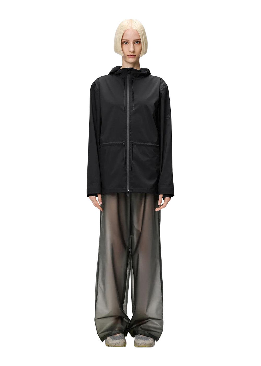 Suva Hardshell String W Jacket W3 - Black-Outerwear-Rains-Butler Loftet