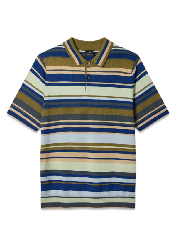 Sweater SS Polo - Multi Coloured-T-shirts-Paul Smith - PS-Butler Loftet