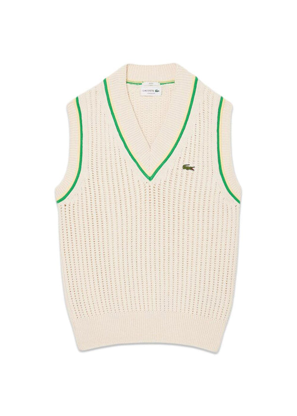 Sweater Vest - Lapland/Calathea-Yellow-Knitwear-Lacoste-Butler Loftet