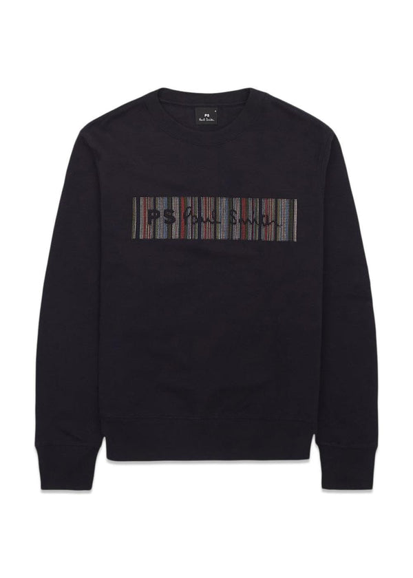 Sweatshirt Stripe - Very Dark Navy-Sweatshirts-Paul Smith - PS-Butler Loftet