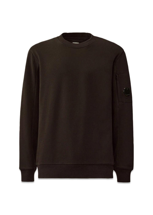 Sweatshirts - Crew Neck - Black-Sweatshirts-C.P. Company-Butler Loftet