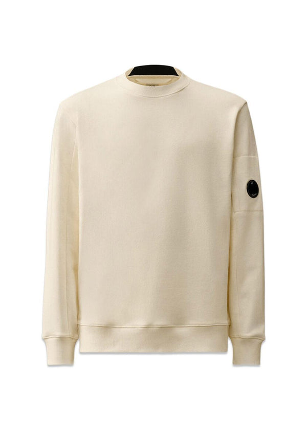 Sweatshirts - Crew Neck - Gauze White-Sweatshirts-C.P. Company-Butler Loftet