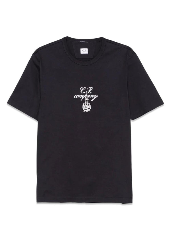 T-SHIRT MERCERIZED JERSEY 30/2 - Navy