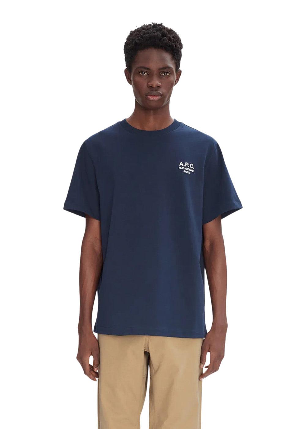 T-Shirt Standard Rue Madam - Dark Navy-T-shirts-A.P.C-Butler Loftet
