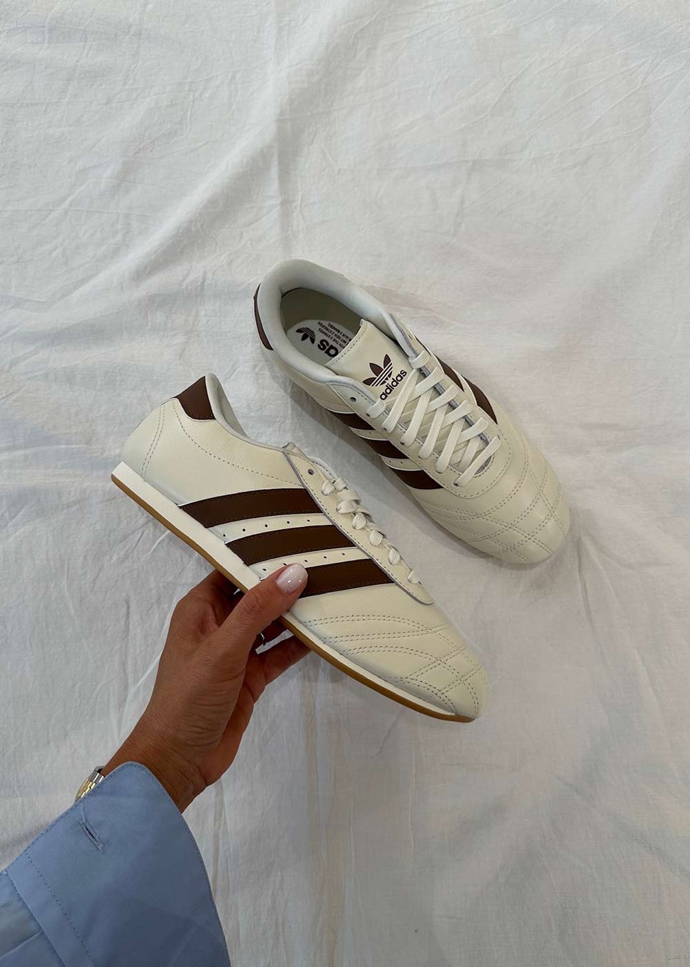 TAEKWONDO LACE - Off White / Preloved Brown / Gum-Shoes-Adidas Originals-Butler Loftet