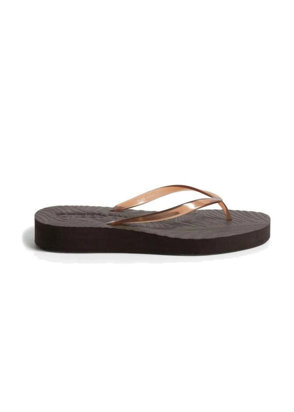 TAPERED PLATFORM - Brown Transparent-Sandals-Sleepers-Butler Loftet