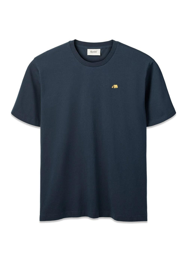 TENT T-SHIRT - Navy-T-shirts-Forét-Butler Loftet