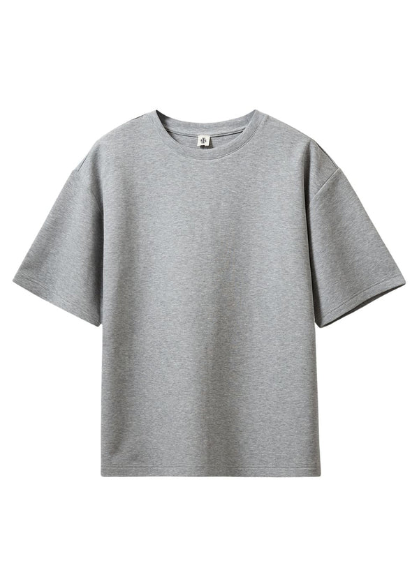 TG Bow Tee - Grey Melange-T-shirts-The Garment-Butler Loftet