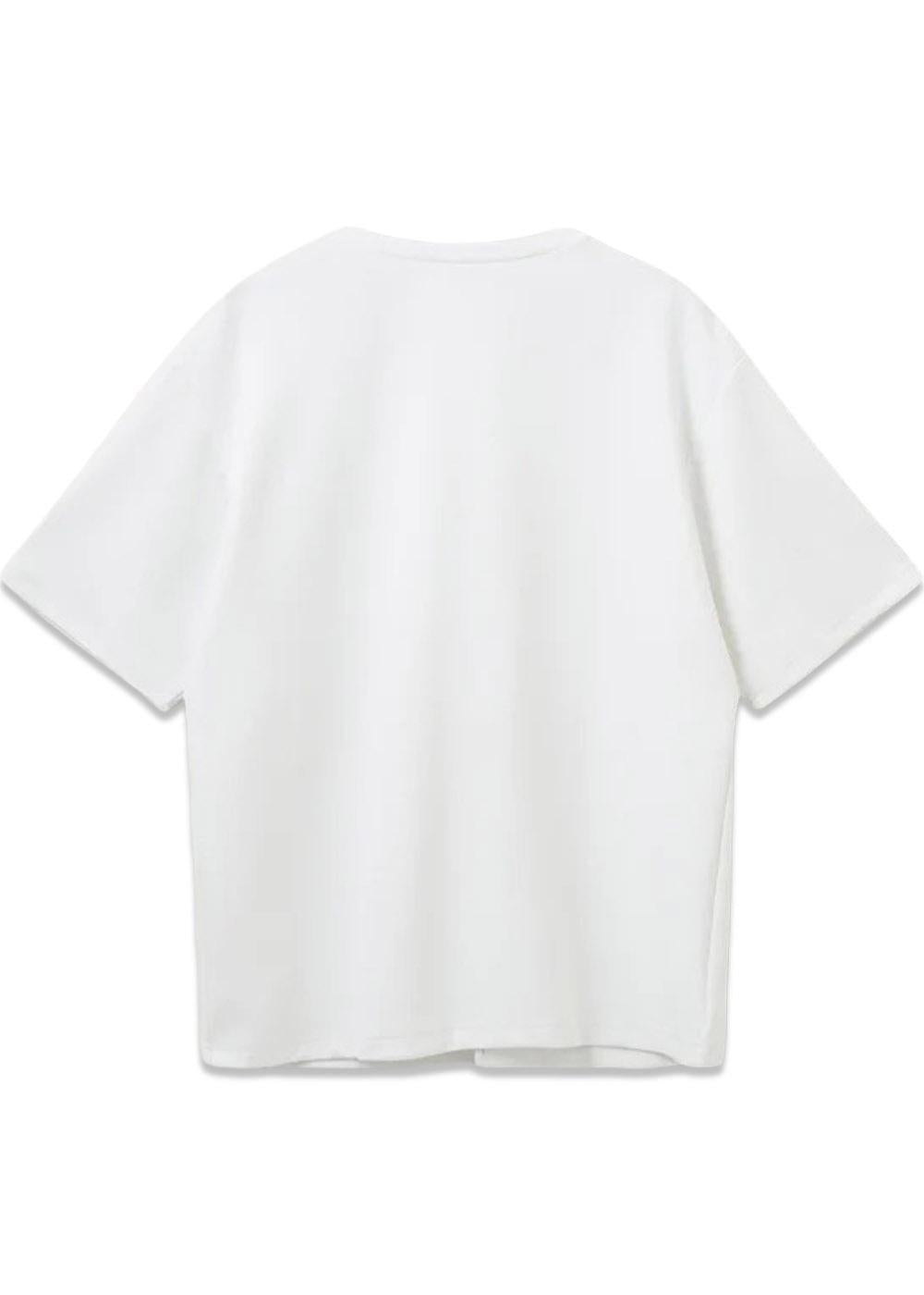 TG Bow Tee - White-T-shirts-The Garment-Butler Loftet
