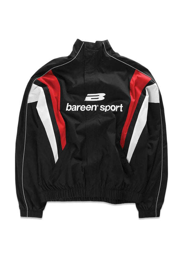TRACK JACKET 2.0 - Black / Red / White-Outerwear-Bareen-Butler Loftet