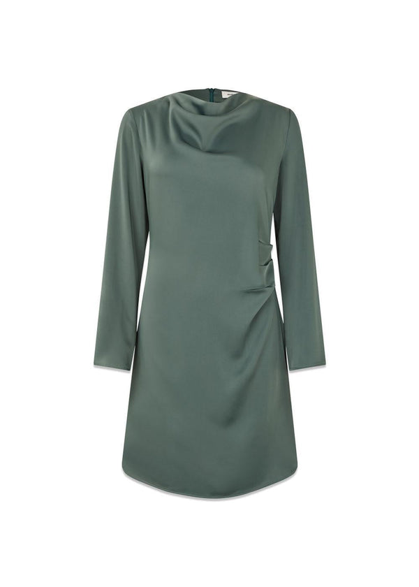 Tailormd LS short dress - Balsam Green-Dress-Modström-Butler Loftet