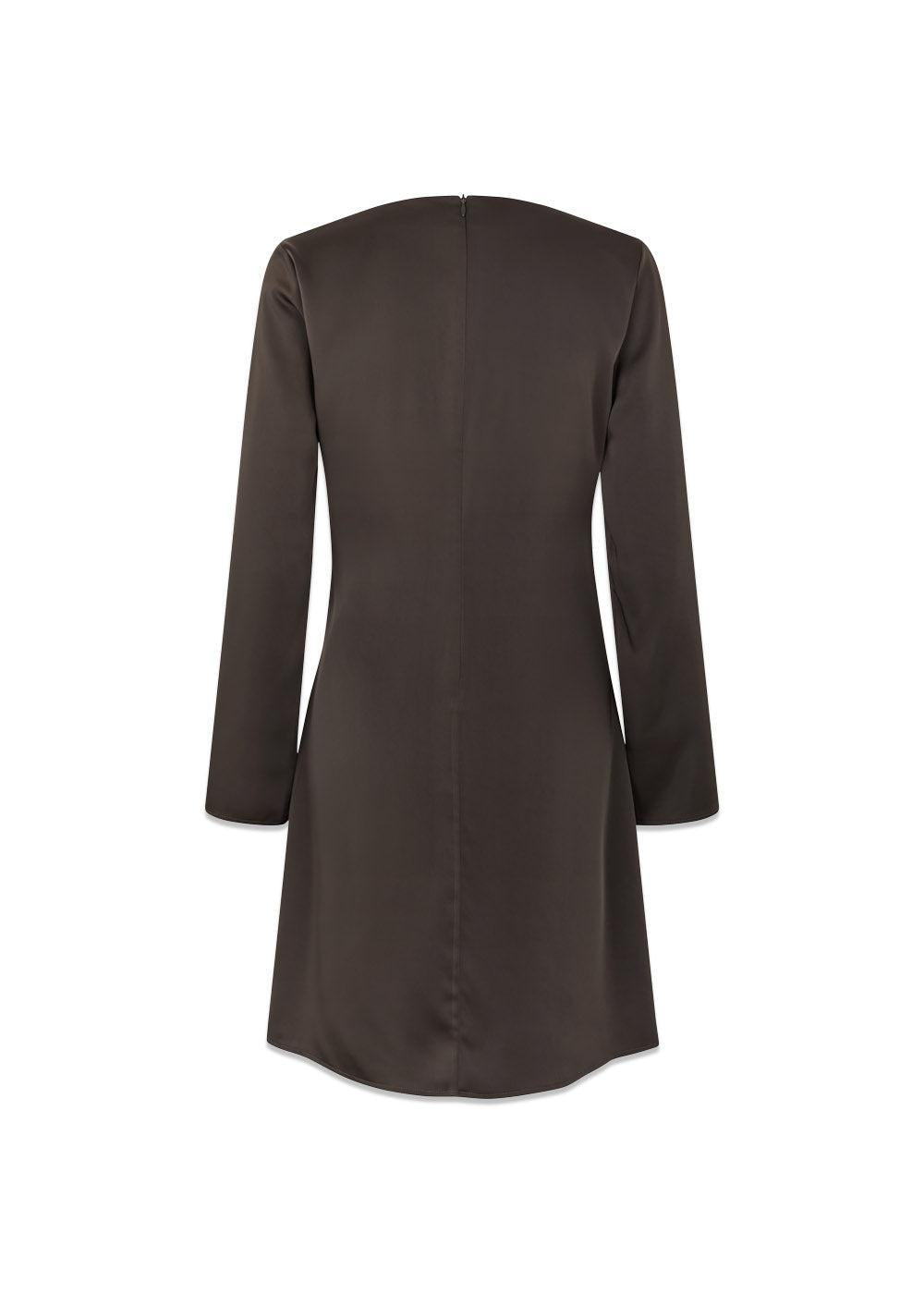 Tailormd LS short dress - Seal Brown-Dress-Modström-Butler Loftet
