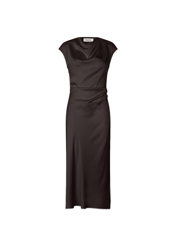 Tailormd dress - Seal Brown-Dress-Modström-Butler Loftet