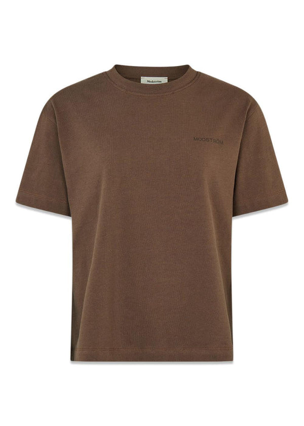TakodaMD t-shirt - Seal Brown-T-shirts-Modström-Butler Loftet