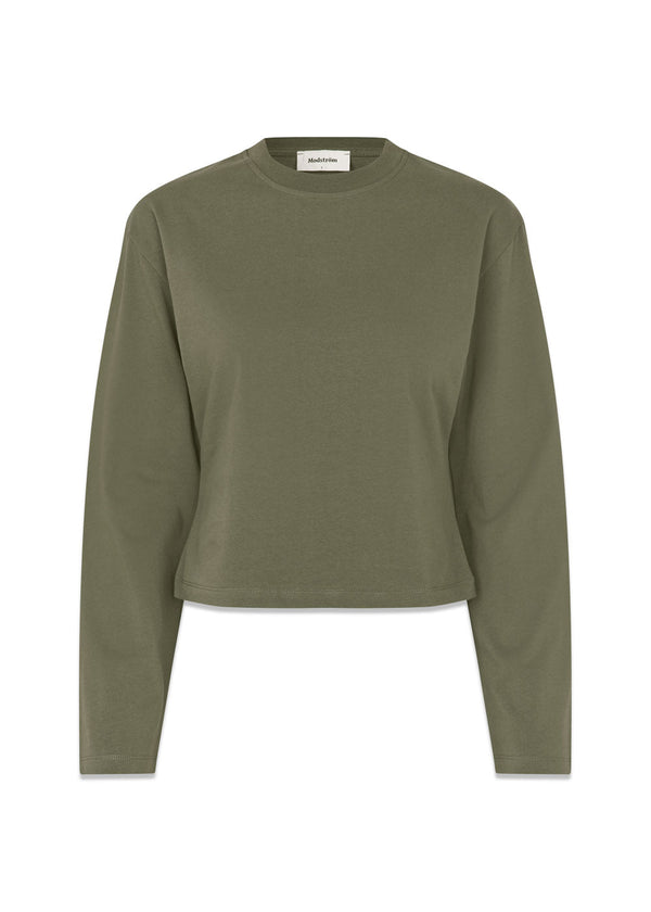 Tampamd LS t-shirt - Army Dust-T-shirts-Modström-Butler Loftet