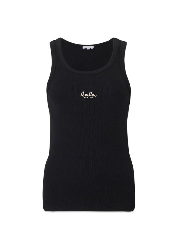 Tanktop Teo - Black-Top-LALA BERLIN-Butler Loftet