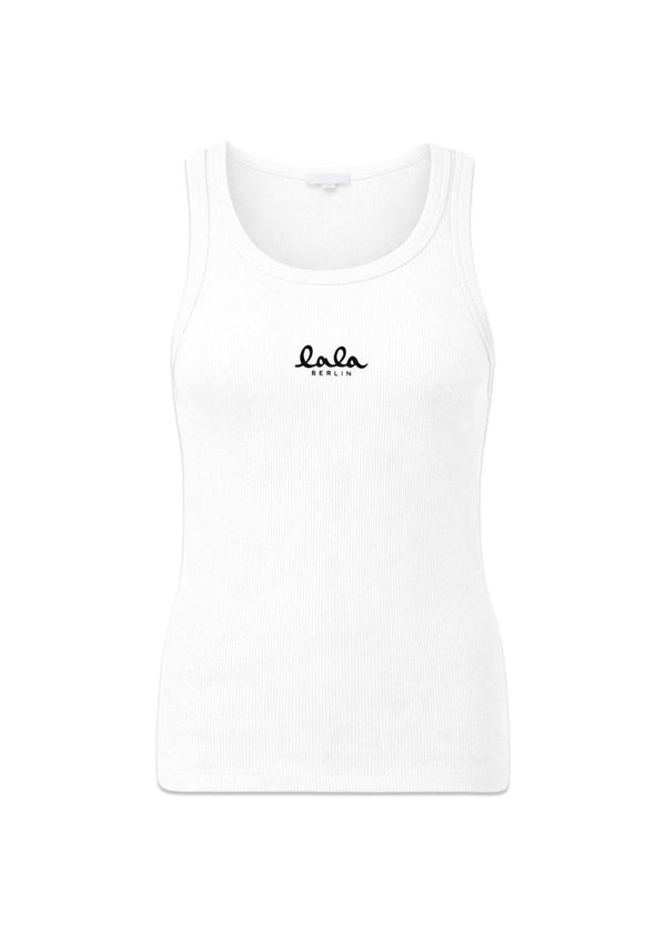 Tanktop Teo - White-Top-LALA BERLIN-Butler Loftet