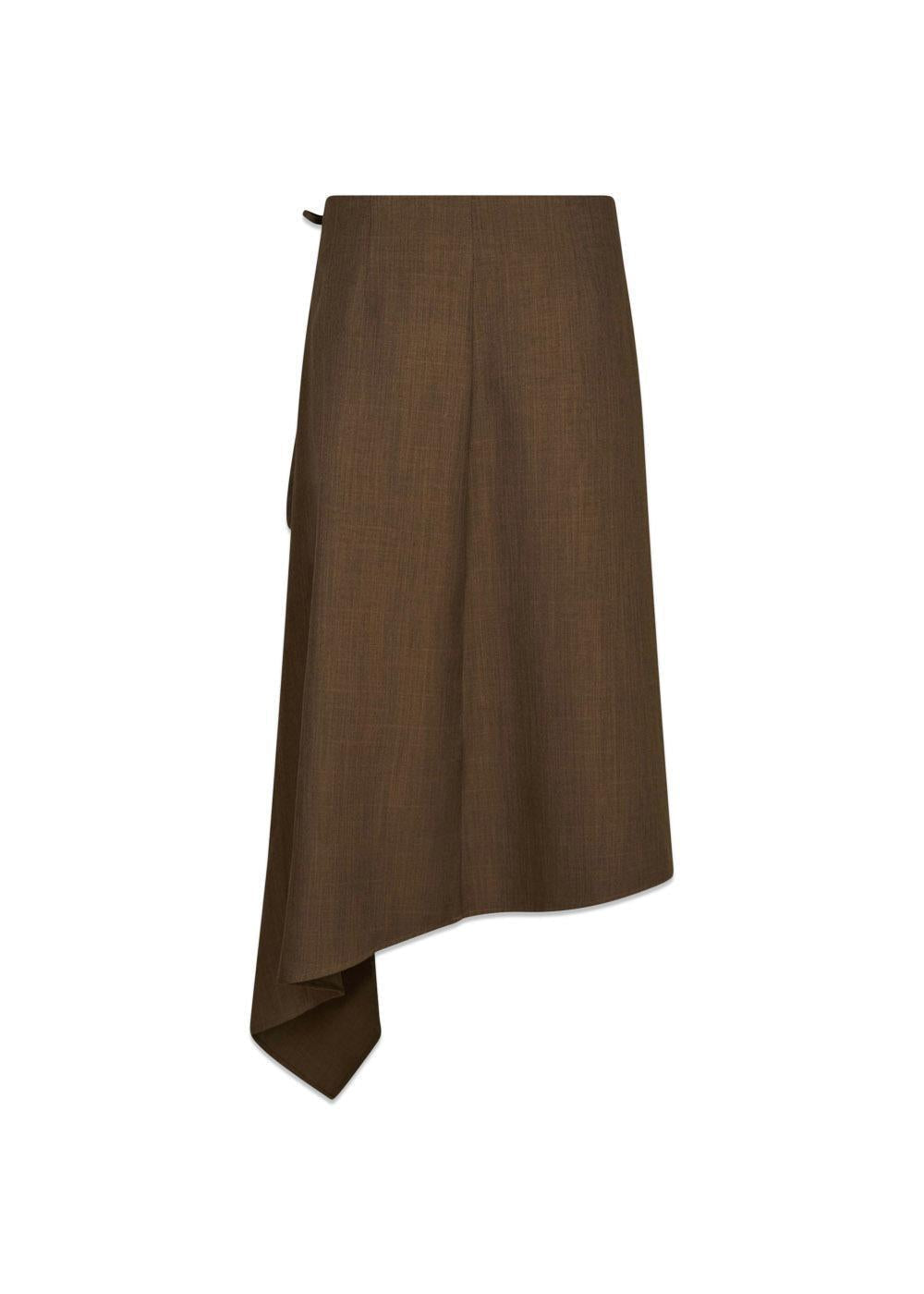 Tarko Skirt - Dusty Brown-Skirts-Neo Noir-Butler Loftet