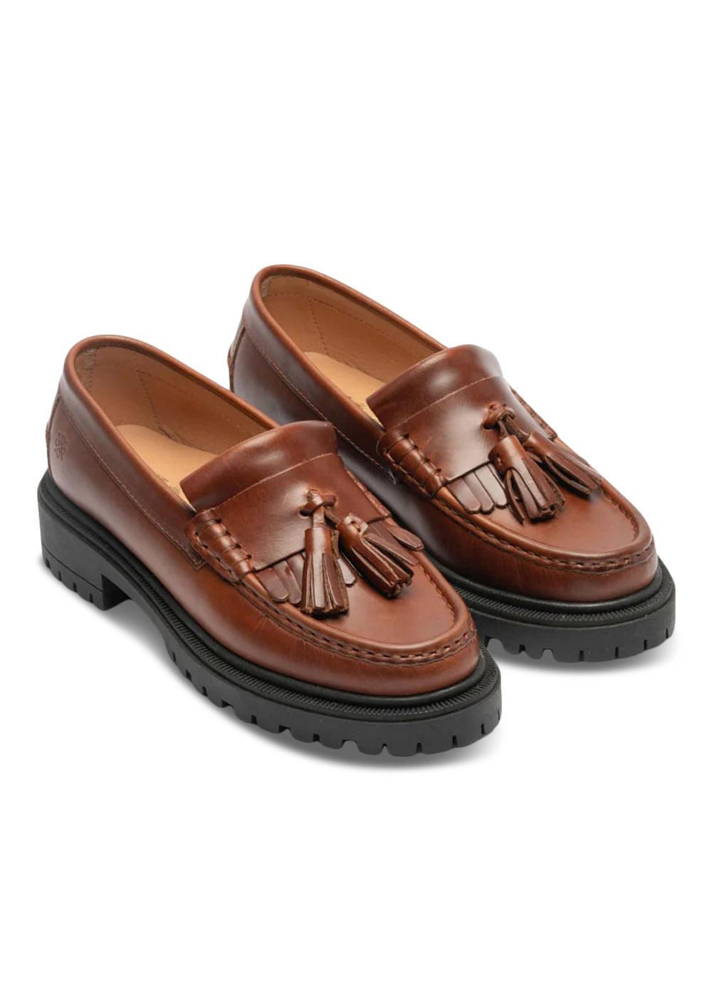 The Edith - Brandy Leather-Shoes-Playboy Footwear-Butler Loftet