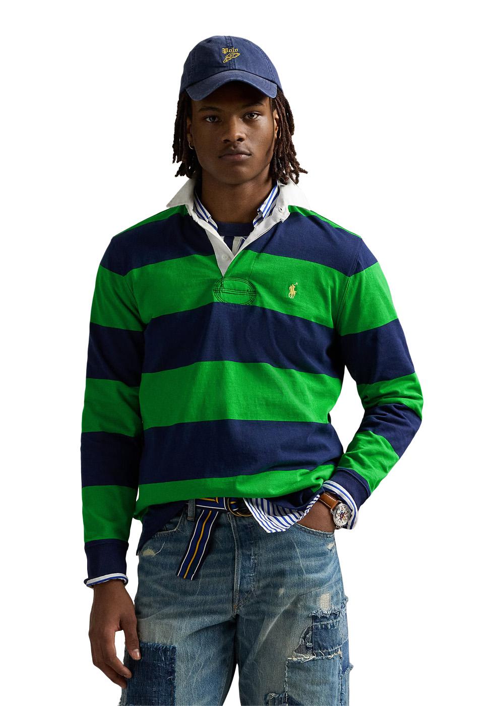 The Iconic Rugby Shirt - Navy-Sweatshirts-Ralph Lauren-Butler Loftet