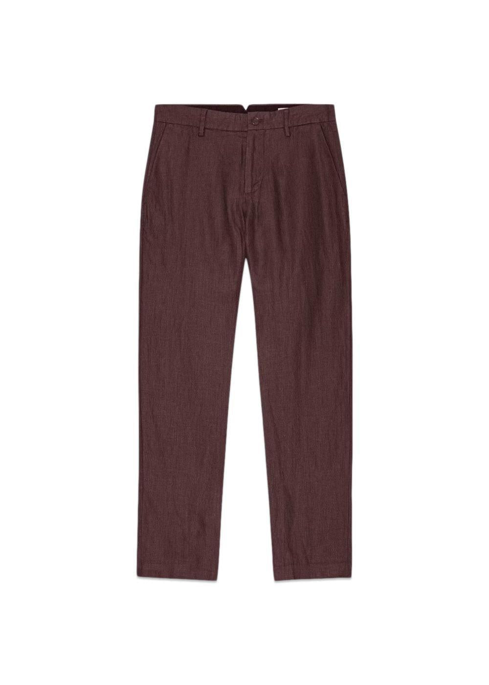 Theo Linen 1454 - Coffee-Pants-Nn. 07-Butler Loftet