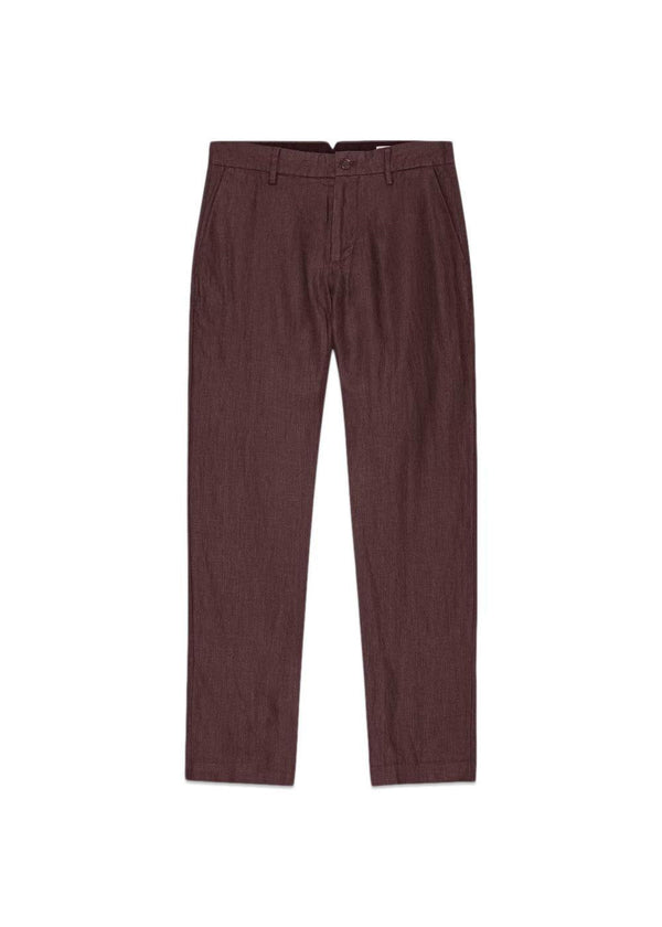 Theo Linen 1454 - Coffee-Pants-Nn. 07-Butler Loftet