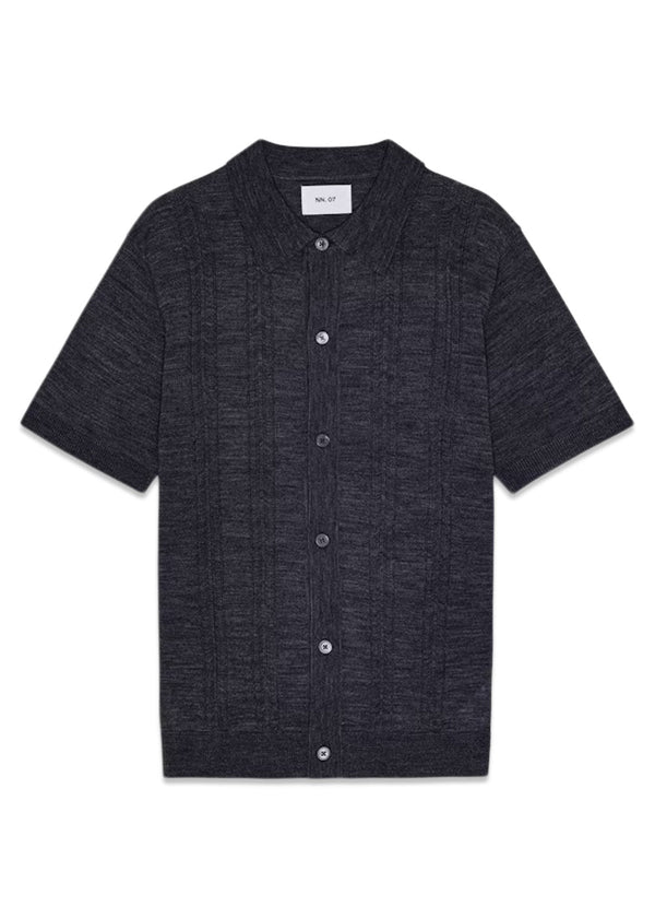 Thor SS Cardigan 6584 - Deep Navy-Knitwear-Nn. 07-Butler Loftet
