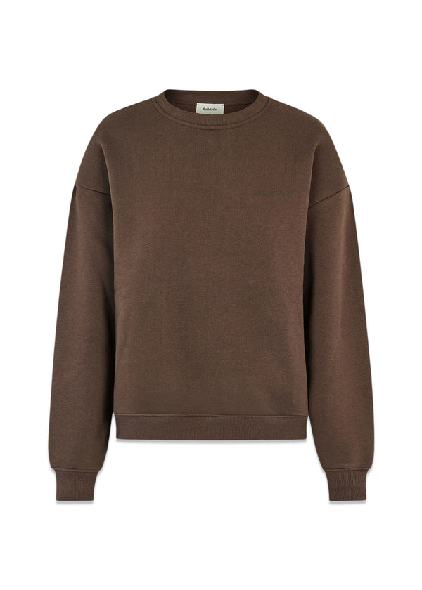TiaMD sweat - Seal Brown-Sweatshirts-Modström-Butler Loftet
