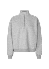 TiaMD t-neck - Grey Melange-Sweatshirts-Modström-Butler Loftet