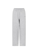 Tiamd straight pants - Grey Melange-Pants-Modström-Butler Loftet