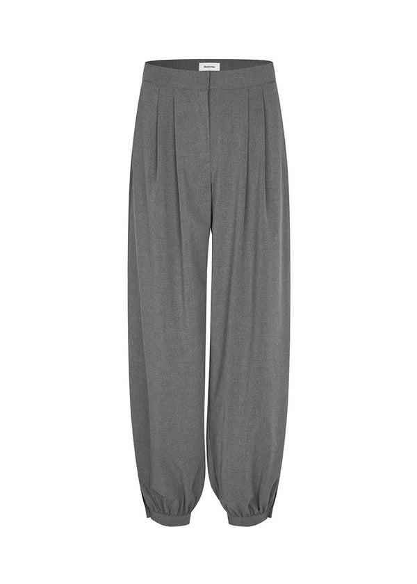 Tiamomd pants - Dark Grey Melange-Pants-Modström-Butler Loftet