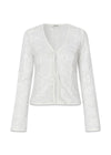 TildeMD ls lace top - Soft White