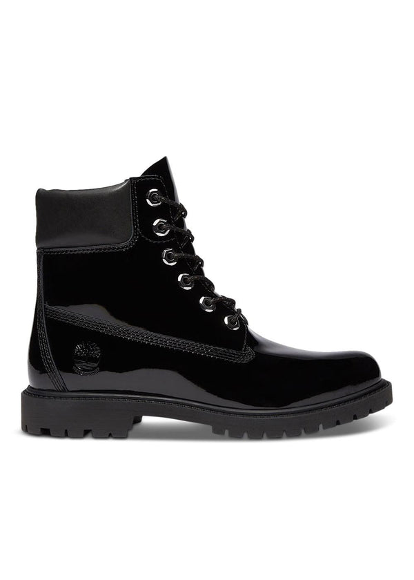 Timberland Premium 6 INCH LACE UP WATERPROOF BOOT - Black Patent Leather-Boots-Timberland-Butler Loftet
