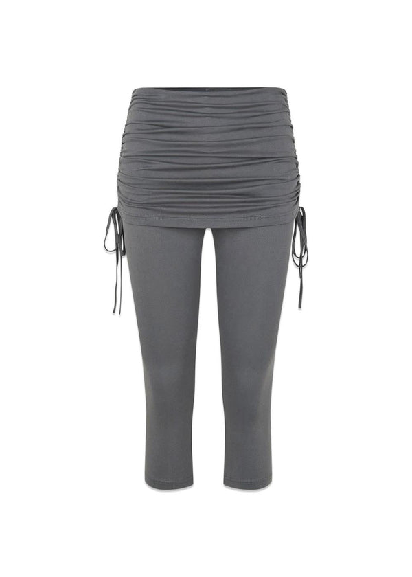 Tippi capri trousers - Dark Grey-Pants-Oval Square-Butler Loftet