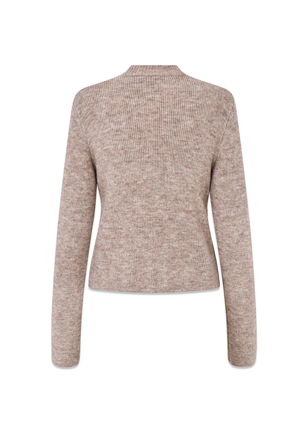 TreeMD cardigan - Beige Melange-Knitwear-Modström-Butler Loftet