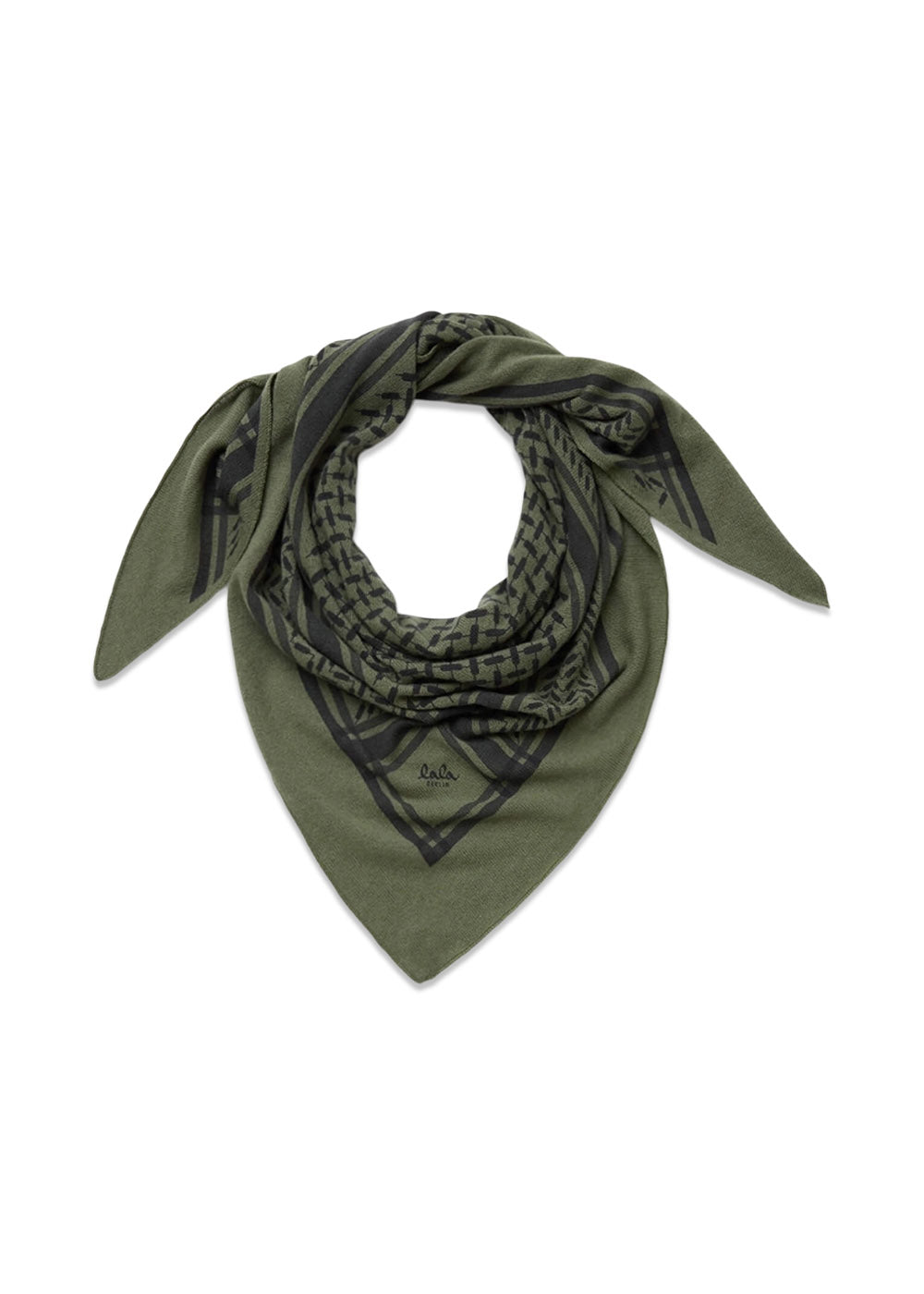 Triangle Trinity - Moss/Asphalt-Scarf-LALA BERLIN-Butler Loftet