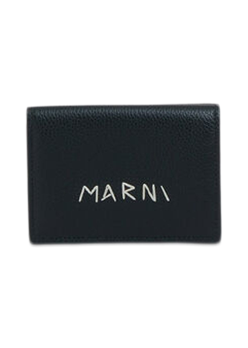 Trifold Wallet With Marni Mending - Black-Wallet/Purse-Marni-Butler Loftet