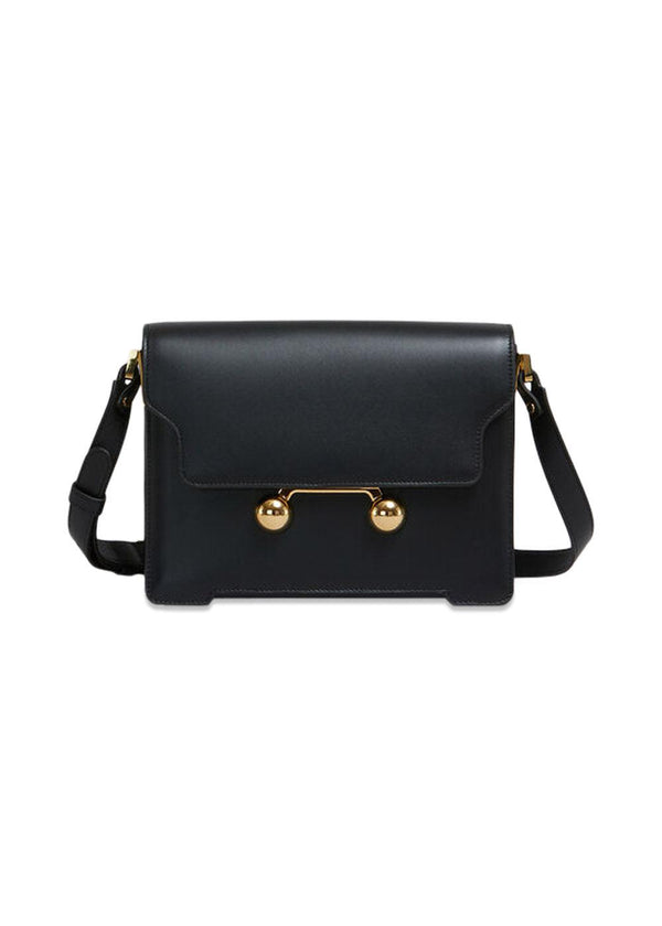 Trunkaroo Medium Shoulder Bag - Black-Bags-Marni-Butler Loftet