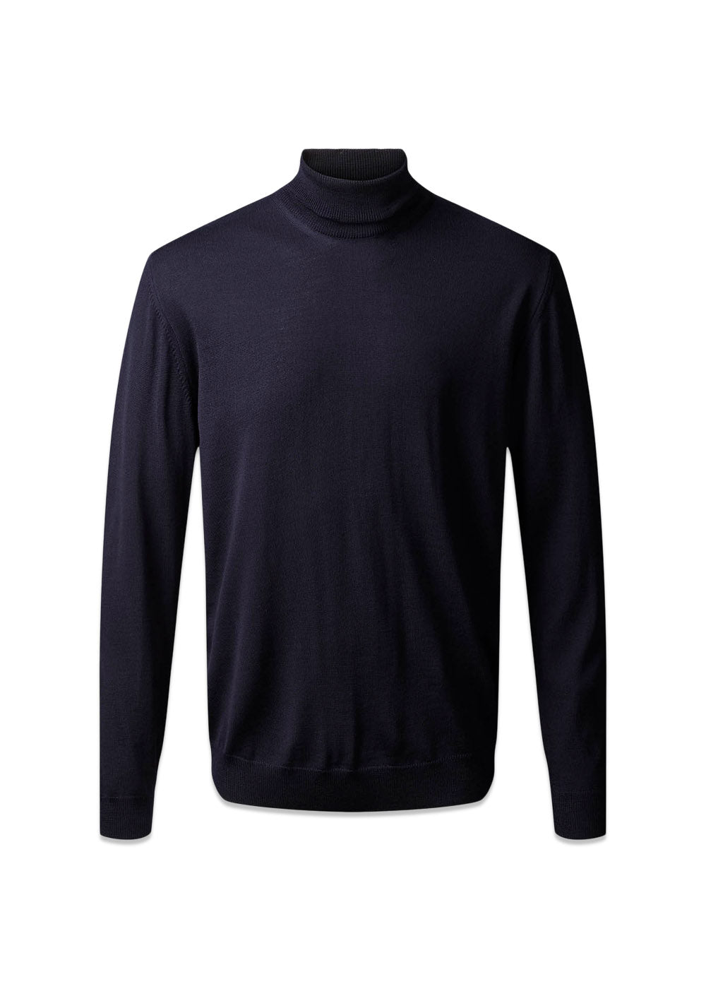 Turin Rollneck - Navy-Knitwear-Clipper-Butler Loftet