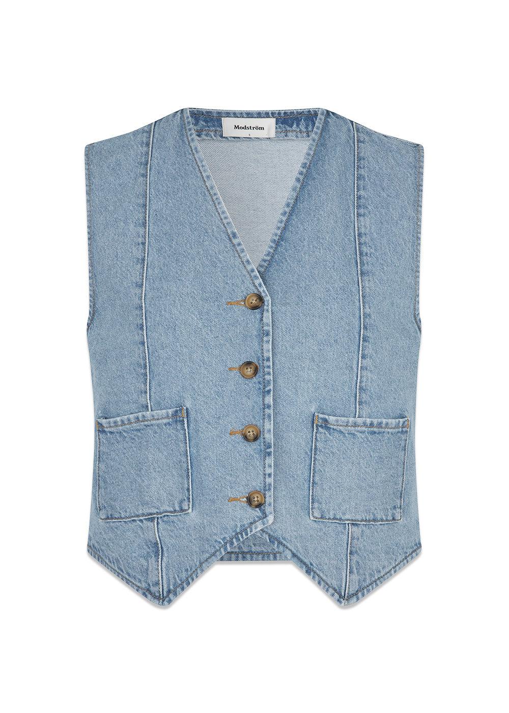 TylinMD vest - Light Blue Wash