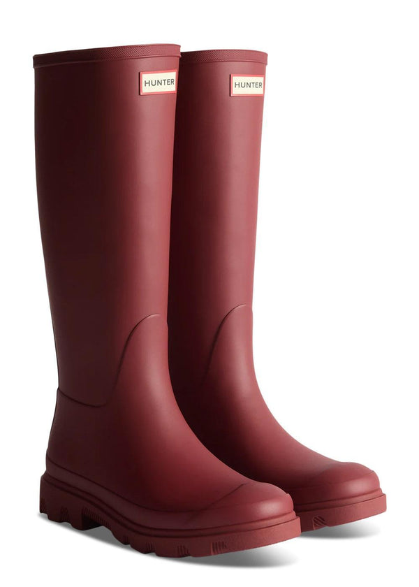 UNISEX DOWNPOUR TALL BOOT - Merlot-Boots-Hunter-Butler Loftet