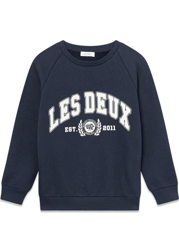 University Sweatshirt - Dark Navy/Light Ivory