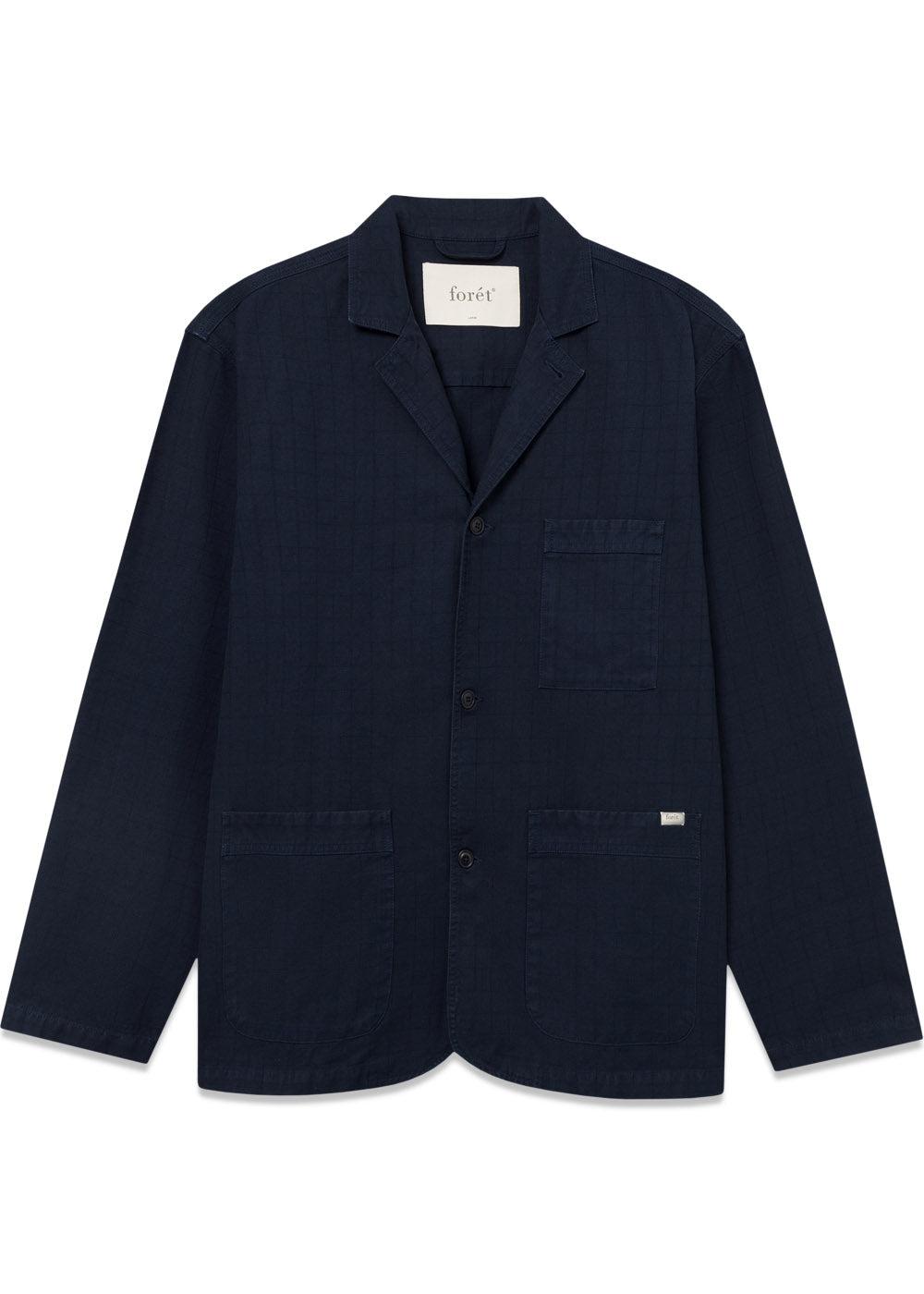 VALLEY UNCONSTRUCTED BLAZER - Navy