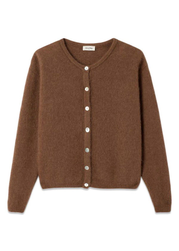 VITOW - Chokolat Melange-Knitwear-American Vintage-Butler Loftet