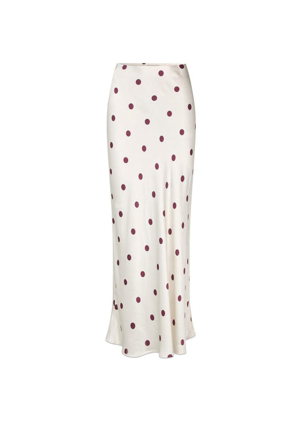 Vanjamd print skirt - Wineberry Dot-Skirts-Modström-Butler Loftet