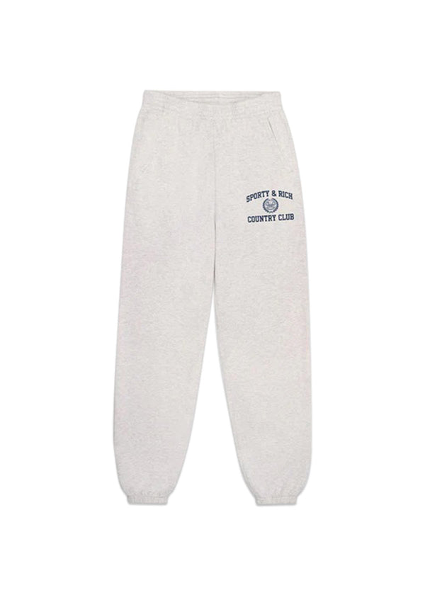 Varsity Crest Sweatpant - Heather Gray